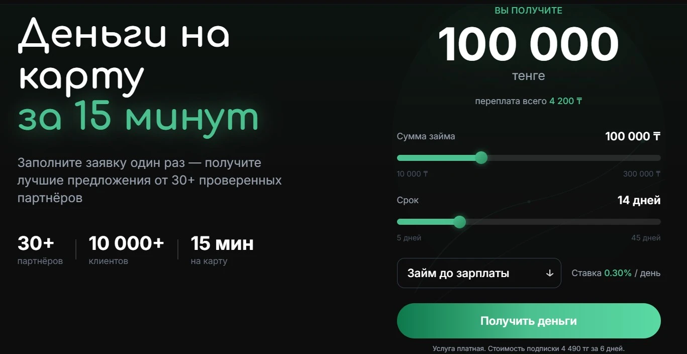 обзор МФО Finky, Казахстан